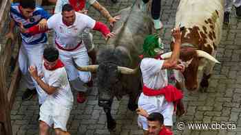 Runner gored in the face at Spain's San Fermin bull run festival