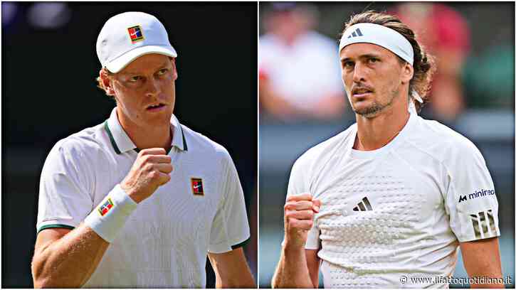 Wimbledon, quando gioca Sinner la finale contro Zverev | Orario e dove vedere in tv e streaming (anche in chiaro)