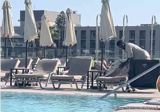 Guerra dei lettini in Grecia: sveglie alle 4 del mattino, asciugamani ovunque. L’addetto alla piscina che libera le postazioni occupate abusivamente diventa un “eroe” sui social