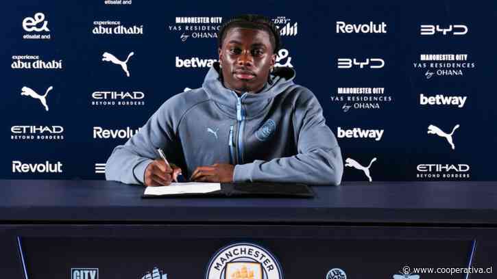 Manchester City anunció al joven Jeremy Monga como refuerzo
