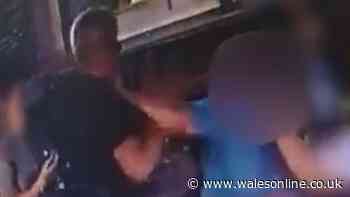 Woman savagely beats up man in pub 'like she was crazed wild animal'
