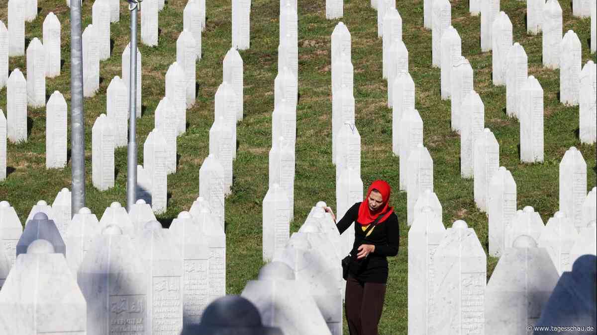 31 Jahre nach Srebrenica-Massaker: Trauer und Suche nach Spuren