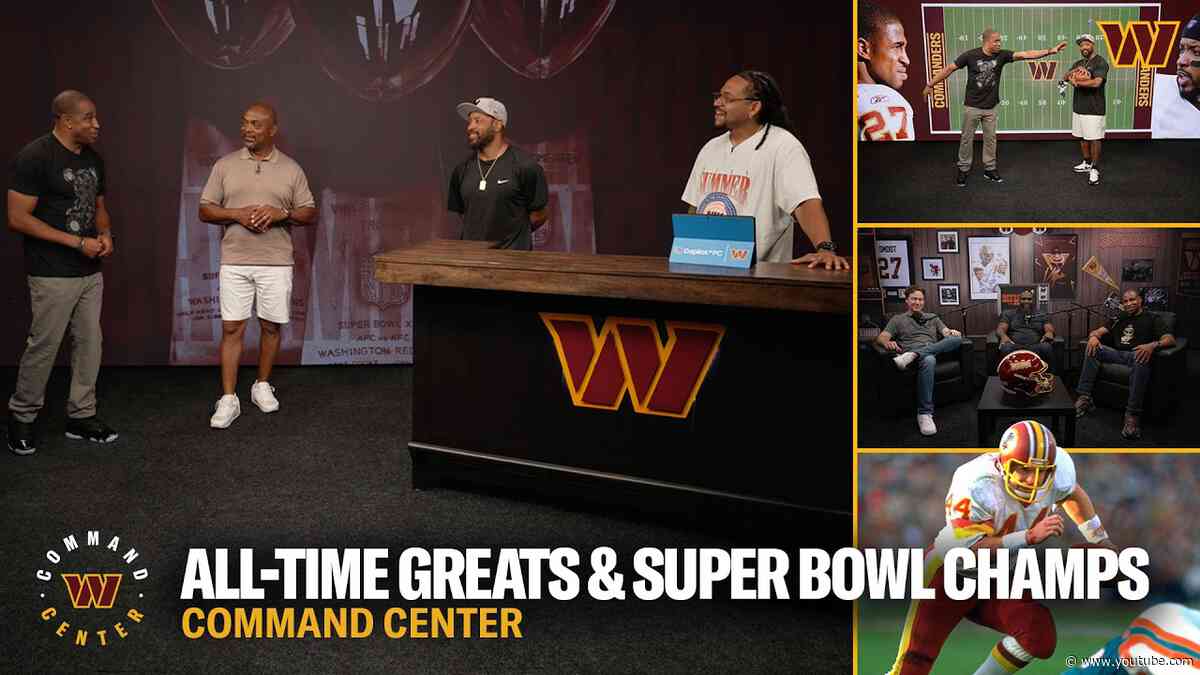 Riggins Jersey Retirement, Smoot's Secondary School, Best Memories! | Command Center | NFL