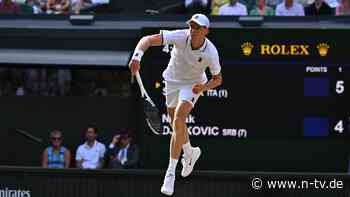 Im Wimbledon-Finale: Untergegangener Djokovic warnt Zverev vor "unberechenbarem" Sinner