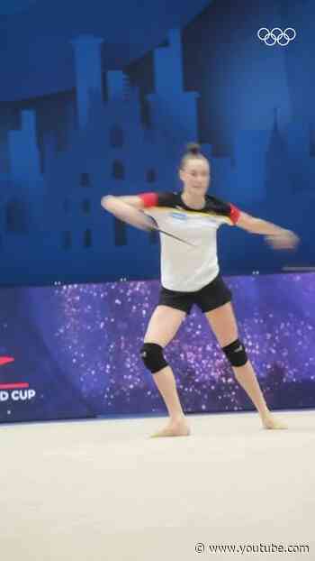 We caught up with Darja Varfolomeev at the FIG Rhythmic Gymnastic World Cup in Milan!