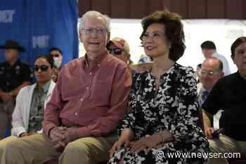 As Rumors Keep Swirling on McConnell, Chao Returns to US