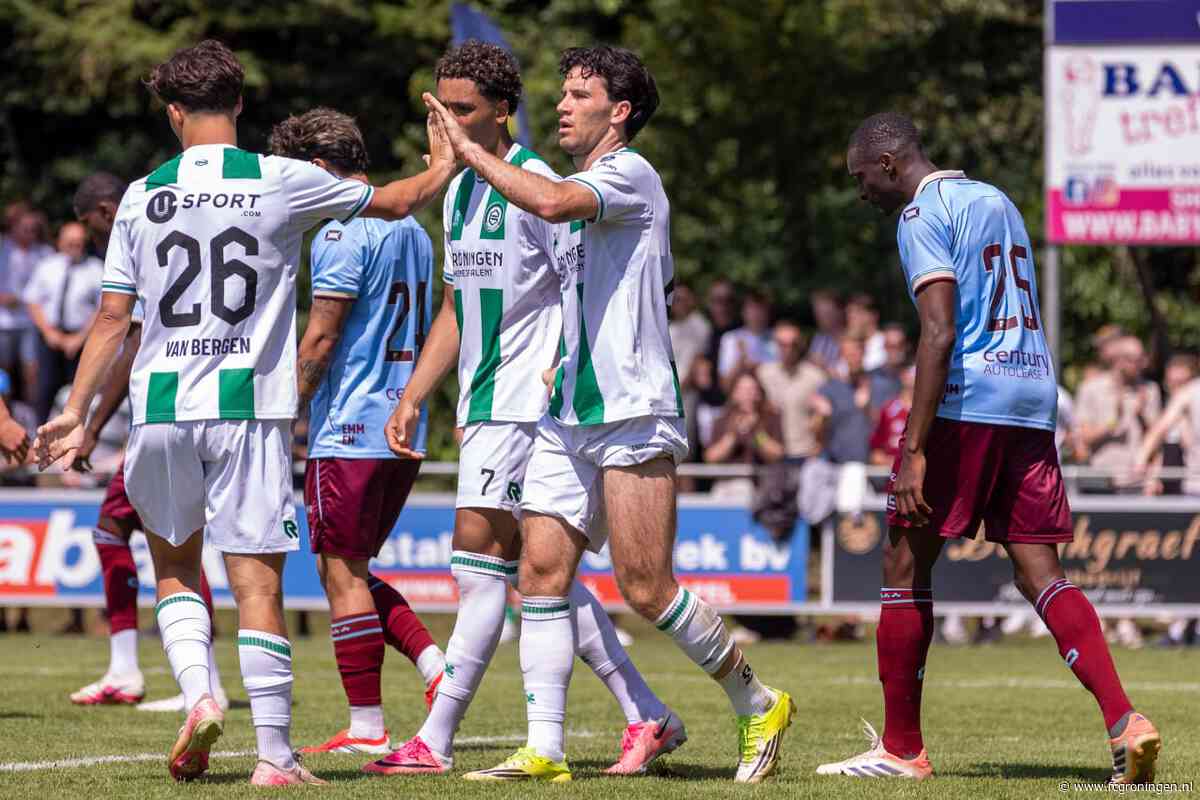 FC Groningen verslaat FC Emmen