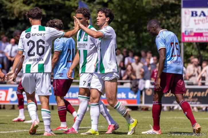 FC Groningen verslaat FC Emmen