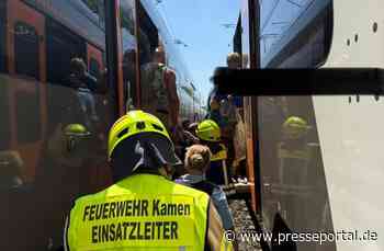 FW Kamen: Personenunfall im Bahnhof Kamen Methler