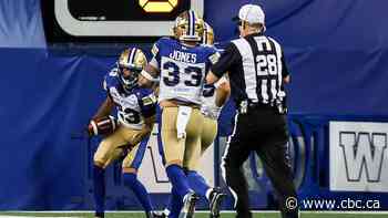Vaval's return touchdown turns the tide for Blue Bombers in win over Argonauts