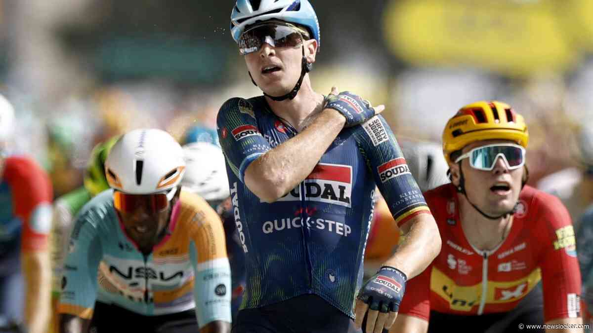Tim Merlier klopt Olav Kooij en wint voor de tweede dag op een rij in de Tour de France