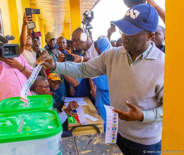 ‘Our people interested in choosing leaders’ – Okpebholo commends voters’ turnout in Edo LG election