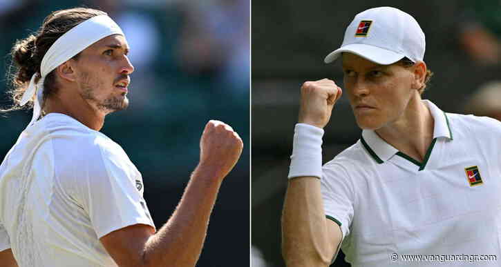 Reigning champion Sinner to face revitalised Zverev in Wimbledon final