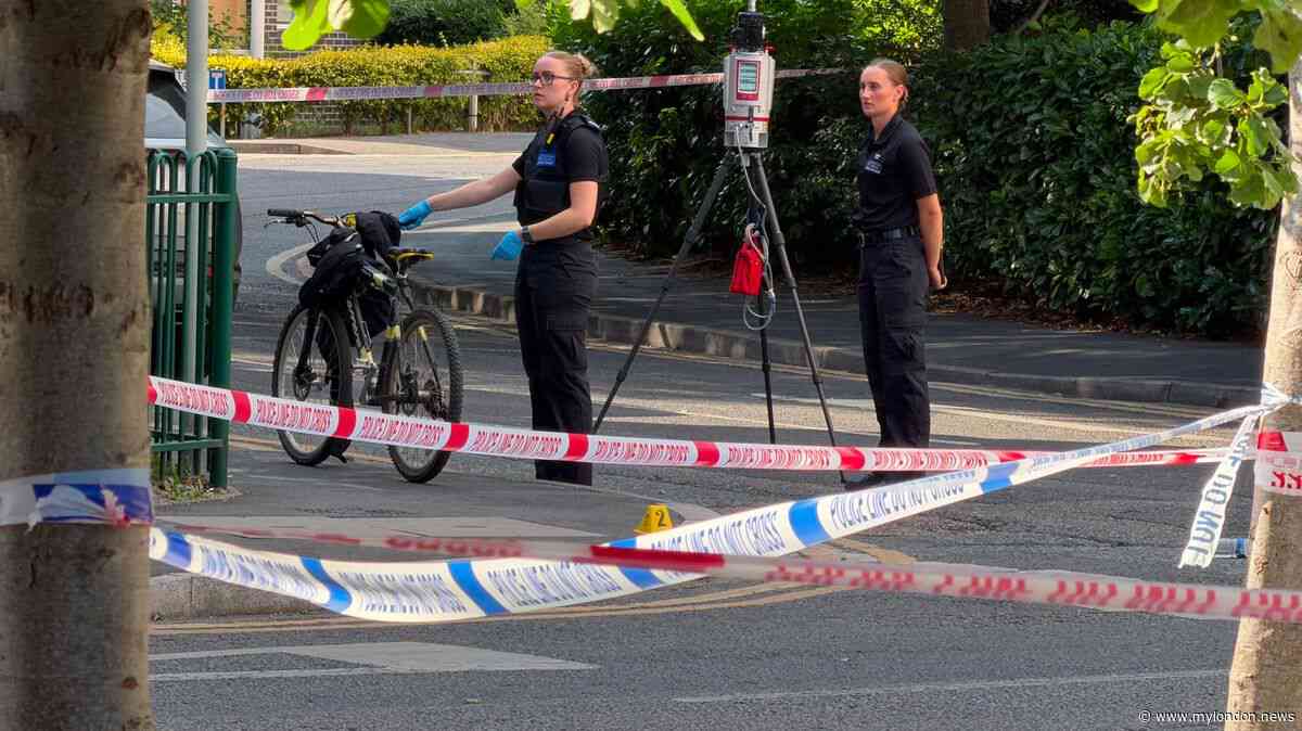 Cyclist fights for his life after being hit by car in Croydon crash