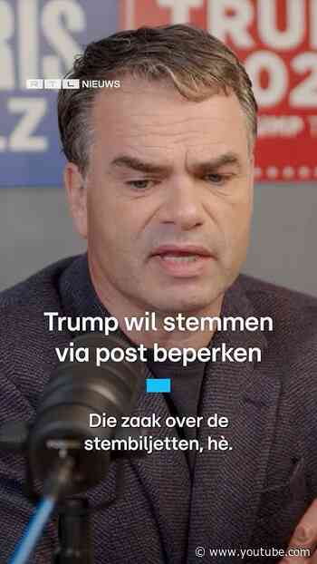 Trump wil stemmen via post beperken | RTL Nieuws