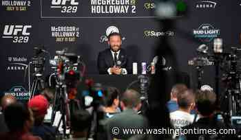 Conor McGregor makes UFC return against Max Holloway in Las Vegas main event