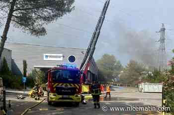 Un incendie se déclare dans une usine de fragrances à Mouans-Sartoux ce samedi, le personnel de Chronopost évacué
