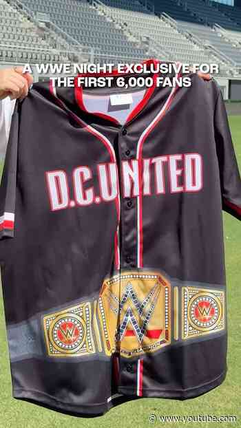 WWE Night is here! The first 6,000 fans will receive our WWE jersey giveaway! #soccer #wwe #mls