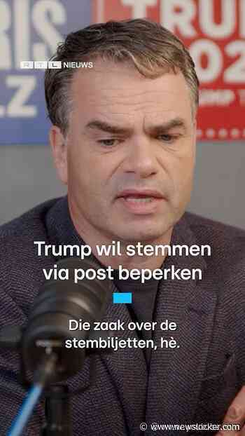 Trump wil stemmen via post beperken | RTL Nieuws