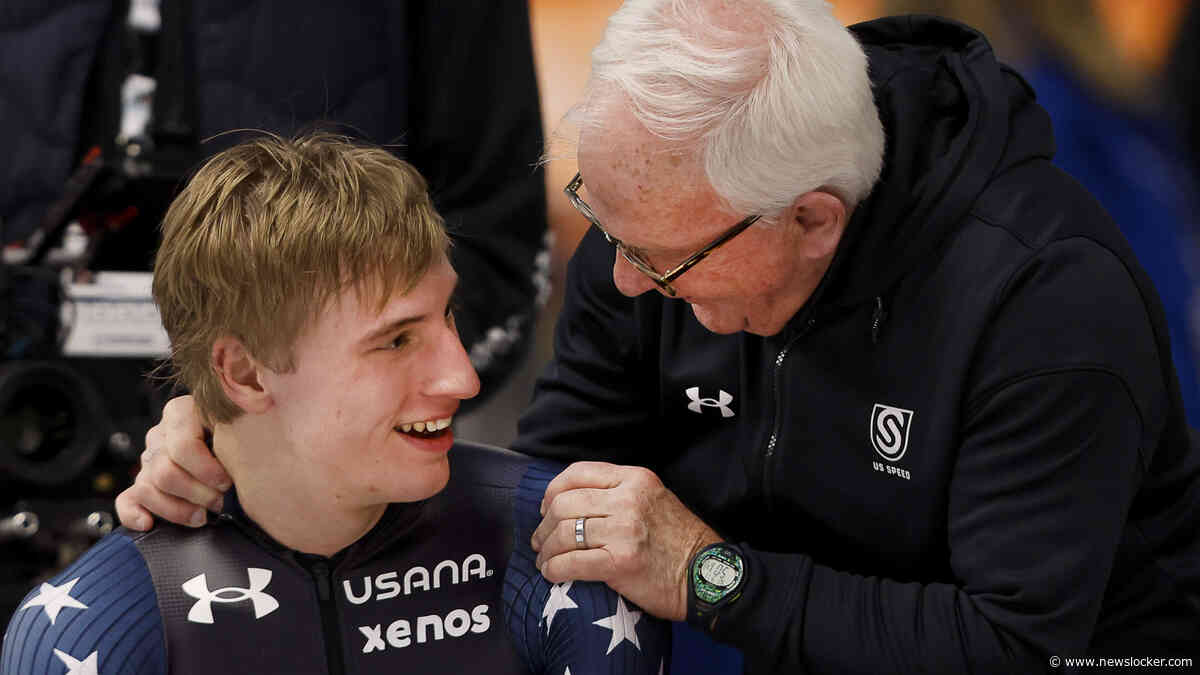 Schaatsfenomeen Jordan Stolz verrast coach Bob Corby met breuk: ’Nog steeds verbijsterd’