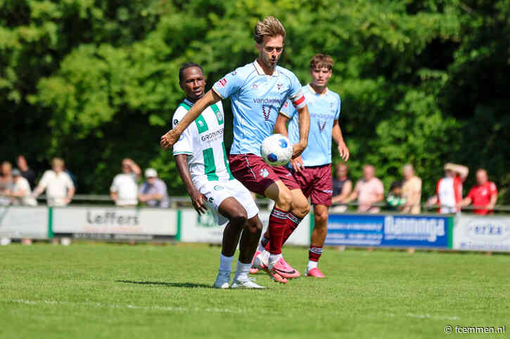 FC Emmen verliest oefenduel nipt van FC Groningen