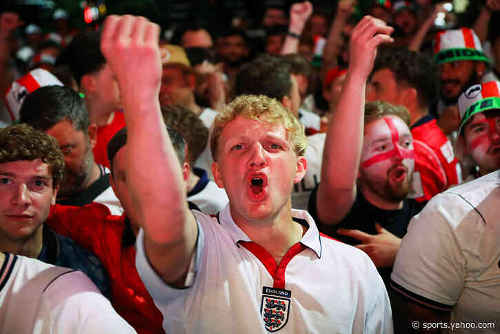 🎥 Fan duel with bite: English and Norwegians clash before kick-off
