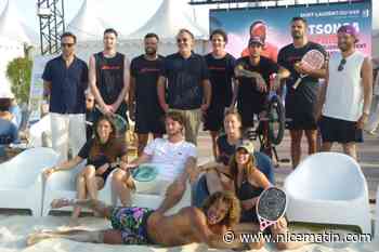 Beach-tennis : quand Tsonga et ses potes régalent la plage Cousteau à Saint-Laurent-du-Var