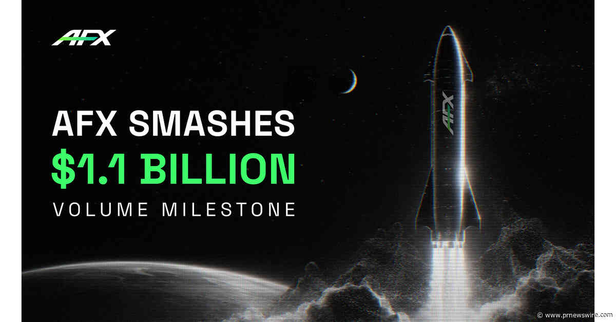 En dépassant les 1,1 milliard de dollars de volume transactionnel, AFX souligne l'efficacité du capital dans le domaine des produits dérivés on-chain