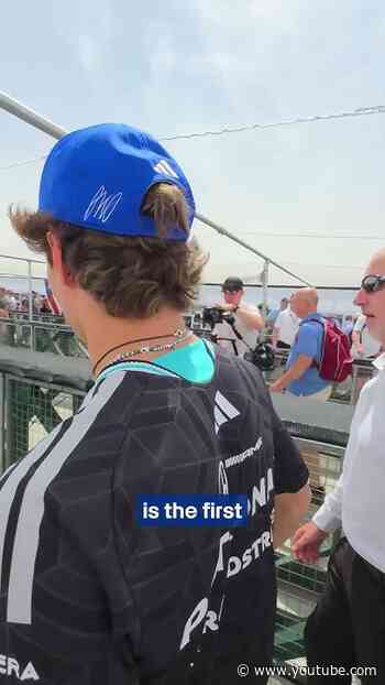 You gotta respect it 😅 #kimiantonelli #mercedesf1 #f1shorts