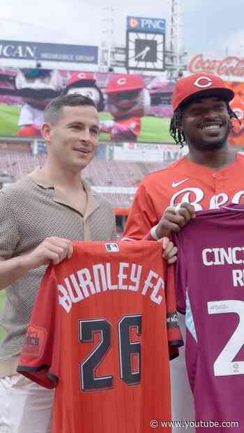 Josh Cullen and Kyle Walker were honorary captains at the Cincinnati Reds game last night 👏