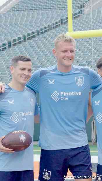 “To be able to be in the facility, see how everything’s run, I think it’s amazing.” 🏈 #BurnleyFC