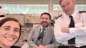 Line Of Duty's Vicky McClure says she 'can't wait to go home' after four months on set as she wraps up filming with co-stars Martin Compston and Adrian Dunbar