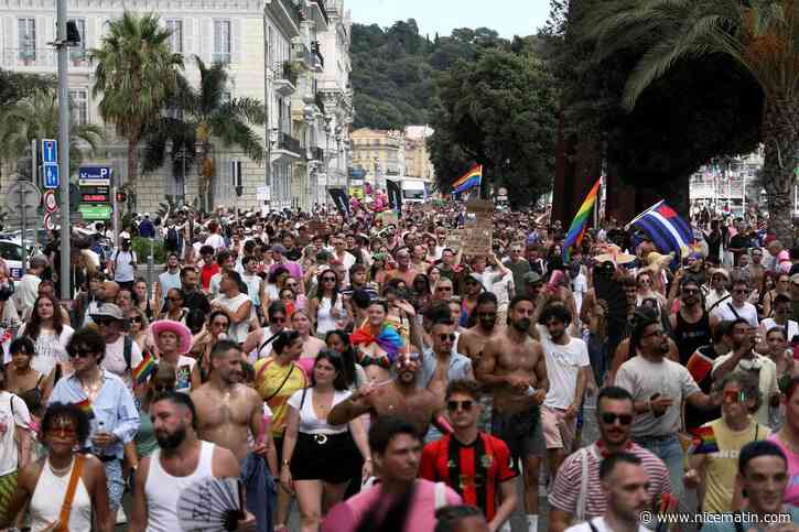 « Vivons comme on est » : à Nice, des milliers de personnes ont vibré pour défendre les droits LGBTQIA + face aux discriminations lors d’une Pink Parade ce samedi
