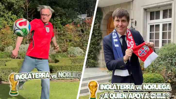 "¿A quién apoya Chile?": Embajadores de Inglaterra y Noruega palpitaron duelo mundialista