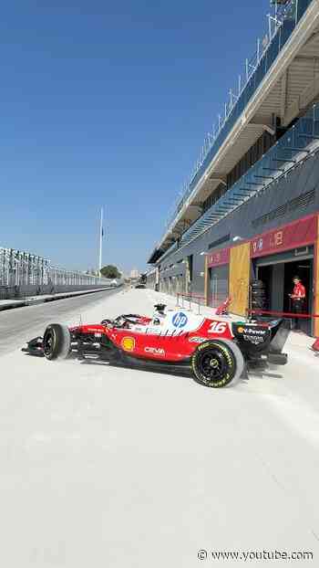 ​@charles_leclerc kicks off our filming day with the first lap in Madrid! 🇪🇸 #F1shorts #F1