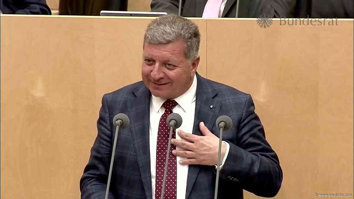 Rede: Staatsminister Christian Bernreiter im Bundesrat zum Gesetzentwurf Baugesetzbuch-Novelle