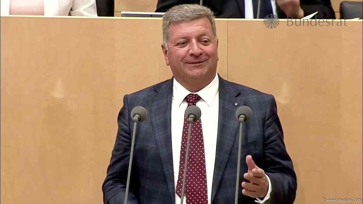 Staatsminister Christian Bernreiter im Bundesrat zur Entschließung „Reform des Trassenpreissystems"