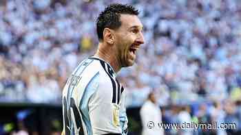 TALK OF THE TOWN: Argentina World Cup star Messi persuades David Beckham to sign for his club