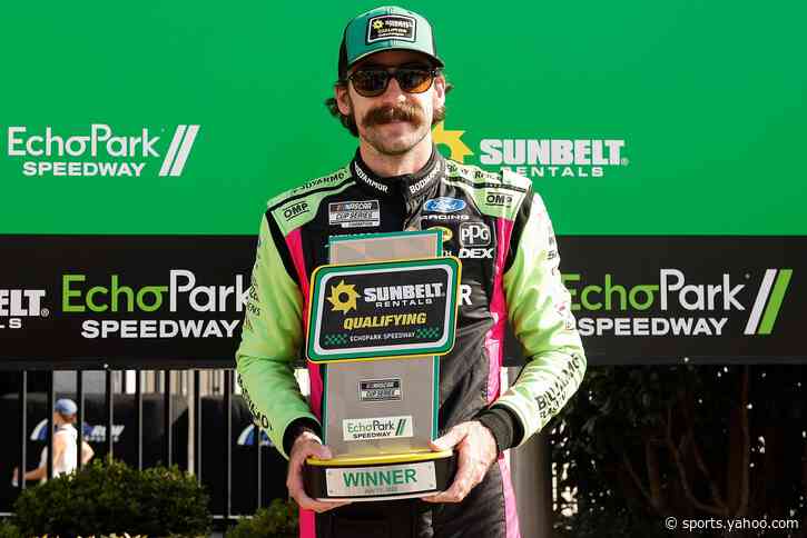 NASCAR Cup Atlanta starting lineup: Penske 1-2 with Ryan Blaney on pole