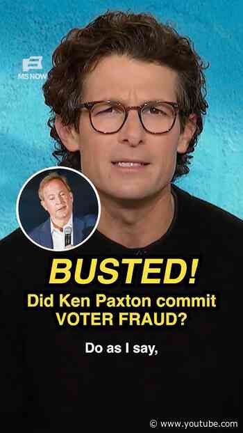 BUSTED! Did Ken Paxton commit VOTER FRAUD?!