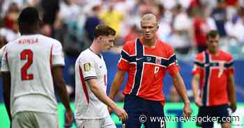 Tweede treffer Noorwegen tegen Engeland afgekeurd, VAR grijpt in na duw Haaland