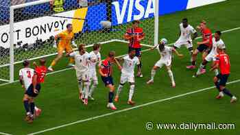 Norway vs England - World Cup quarter-final LIVE: Shaky Three Lions hanging on in Miami as Erling Haaland & Co see goal disallowed and hit the BAR after brilliant Bellingham equaliser