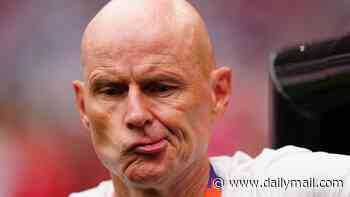 Norway head coach Stale Solbakken launches water bottle at his own backroom staff after Jude Bellingham's equaliser for England in World Cup quarter-final
