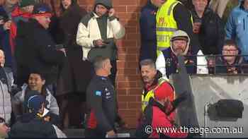 Hardwick caught in verbal stoush with fan