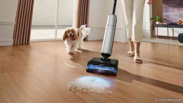 Dreames newest vacuum mop basically pressure-washes your floors