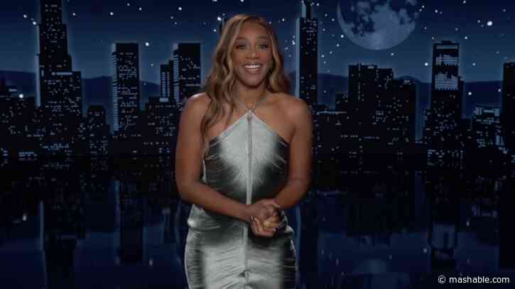 Tiffany Haddish takes a parting jab at Trump on final Jimmy Kimmel guest host night