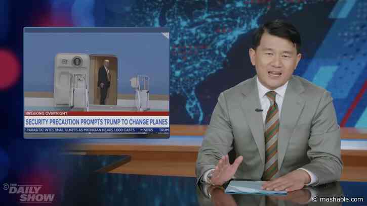 Daily Shows Ronny Chieng has questions about Trumps NATO plane switch