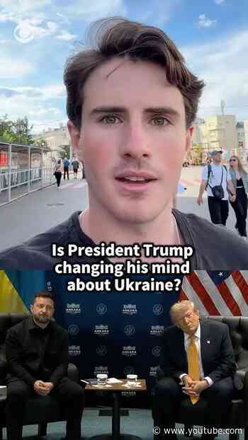 Is President Trump changing his mind about Ukraine? #shorts