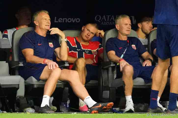 Is Erling Haaland injured? Norway star bizarrely replaced vs England in World Cup quarter-final