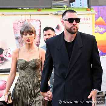 Taylor Swift and Travis Kelce attend his former teammate's wedding